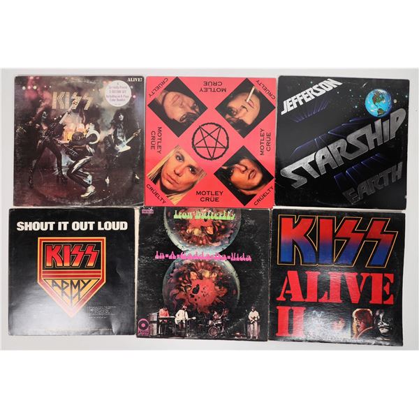 Vinyl Records Rock 'n' Roll, c1968-90 (7) [192845]