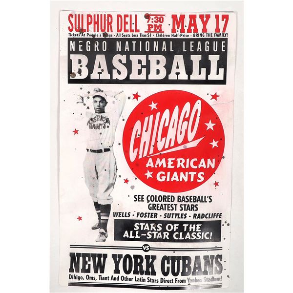 Broadside For Negro Leagues (Real?) [193343]