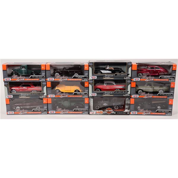 Motor Max 1/24 Scale Classic Cars (12) [192387]