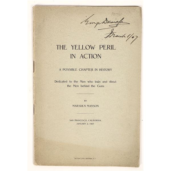 'Yellow Peril' rare political publication [191663]
