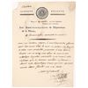 Image 1 : French 1792 Royalist's War Decree, Rare [193243]
