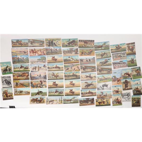 Cowboy Themed Postcards (50) [191461]