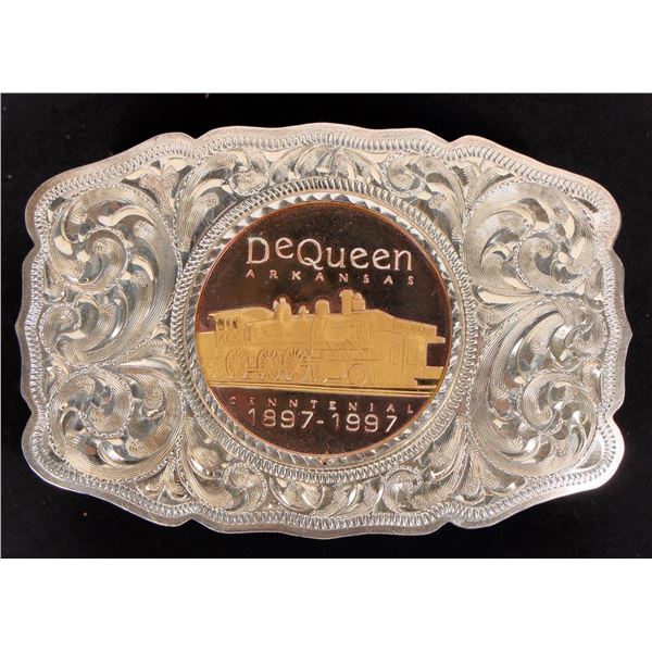 Sterling Silver Belt Buckle, DeQueen, Ark., 1997 [192860]
