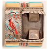 Image 1 : Exquisite Zuni Silver and Precious Stone Pictorial Watchband [186520]