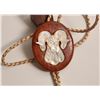 Image 2 : Mother of Pearl Animal Featured Bolo and Ring [186517]
