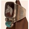 Image 9 : Mother of Pearl Animal Featured Bolo and Ring [186517]