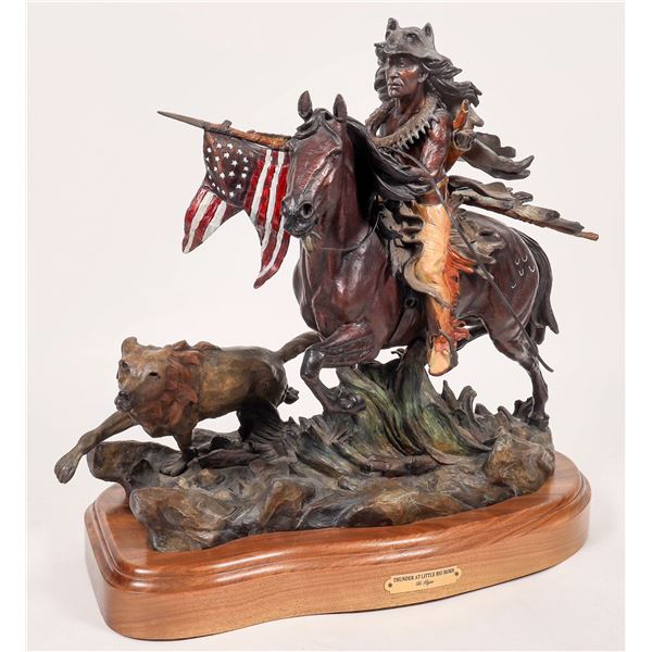 Thunder of Little Bighorn, Bronze by Vic Payne, 1992 [193132]