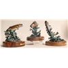 Image 2 : Di Vita, Frank Cold-Painted Bronzes: Trout (3 Sculptures) [184017]