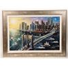 Image 1 : Brooklyn Bridge Giclee On Canvas by Alexander Chen [189714]