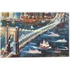 Image 2 : Brooklyn Bridge Giclee On Canvas by Alexander Chen [189714]