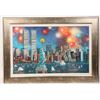 Image 1 : Manhattan Celebration Giclee On Canvas by Alexander Chen [189715]