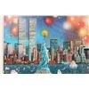 Image 3 : Manhattan Celebration Giclee On Canvas by Alexander Chen [189715]