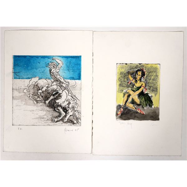 Two Color Lithographs [193530]