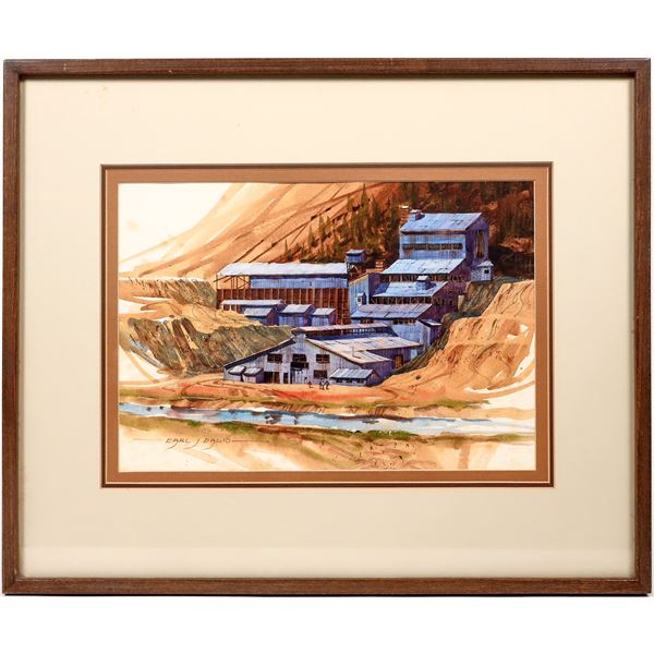 "Back to the Argo Mill" Watercolor, Carl Dalio [193137]