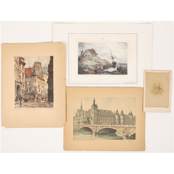 French Art, Cabinet Card, c1800s (4) [191561]