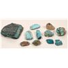 Image 1 : Turquoise Specimens  No. 8 Mine, Nevada - Deep Blue (11 pieces) [191961]