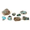 Image 1 : Turquoise Specimens  No. 8 Mine, Nevada - Deep Blue (8 pieces) [191955]