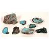 Image 2 : Turquoise Specimens  No. 8 Mine, Nevada - Deep Blue (8 pieces) [191955]