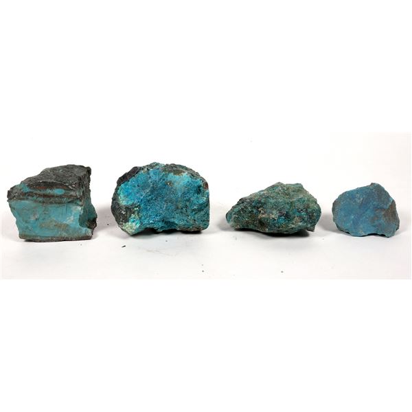 Turquoise Display Specimens  No. 8 Mine, Nevada - Deep Blue (4) [191951]