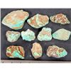 Image 1 : Turquoise - No. 8 Mine Nevada, Polished (10) [193278]