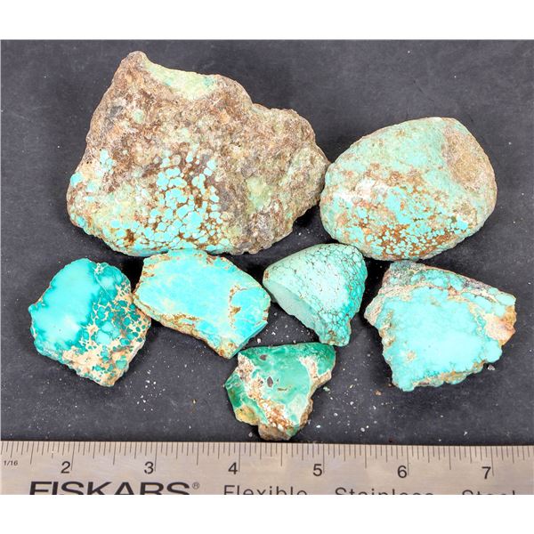 Turquoise - No. 8 Mine Nevada, Polished (7) [193275]