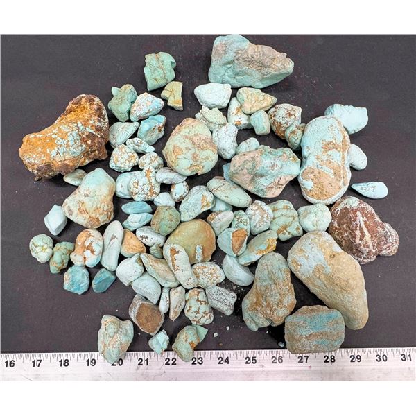 Turquoise - No. 8 Mine Nevada, Stream Cobbles [190628]