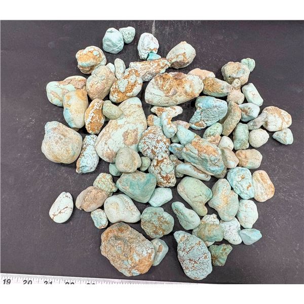 Turquoise - No. 8 Mine Nevada, Stream Cobbles  [190625]