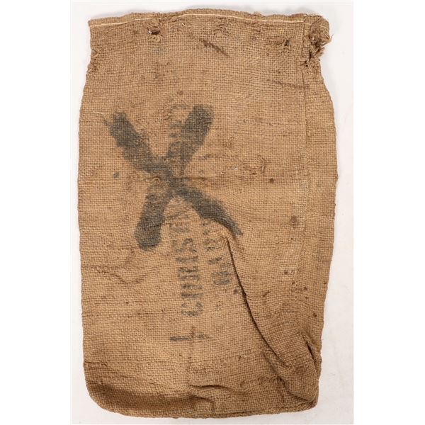 Christmas Gift Mine Ore Bag, c. 1870s-1880s [193222]