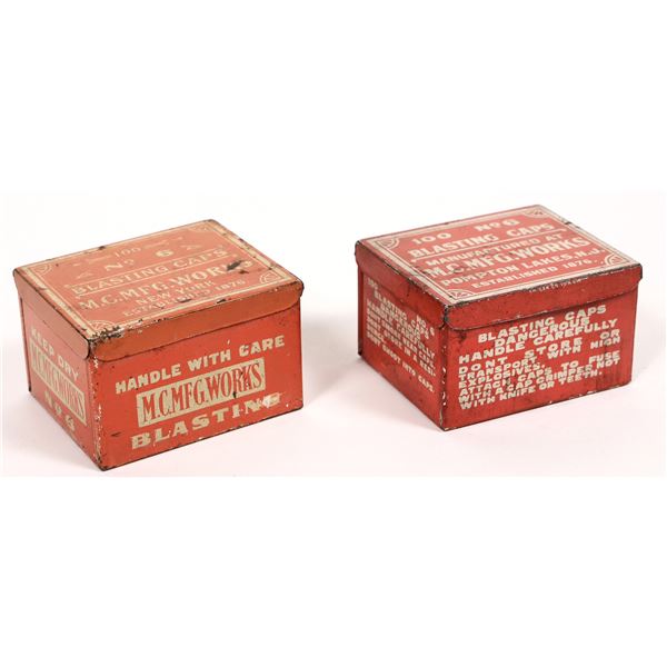 Blasting Cap Tin Pair, M.C. MFG Wks. [193562]