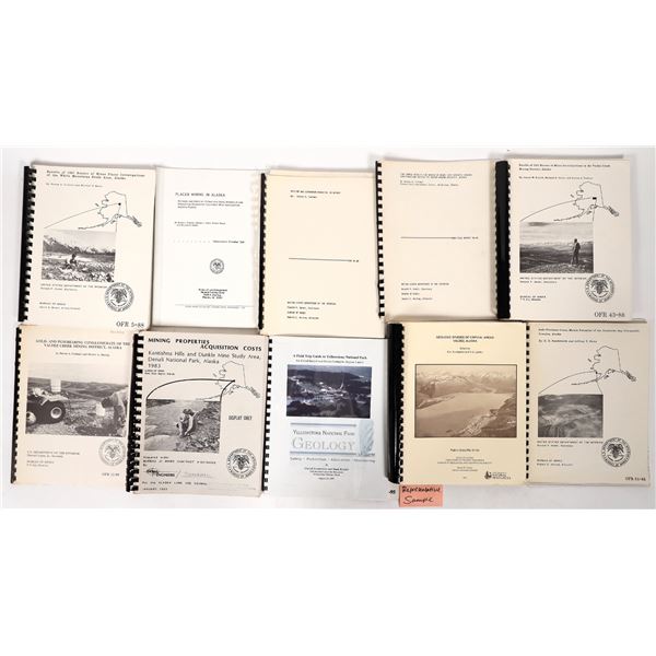 Alaska Bureau of Mines Placer Mining Reports (21) [192005]
