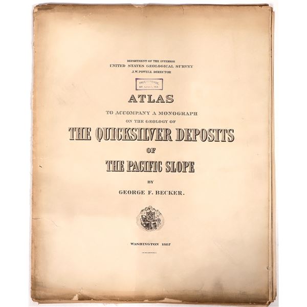Pacific Slope Mercury Deposit Atlas, 1887 [193138]