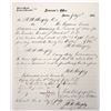 Image 1 : Assessor's Office Document, Aurora, Nevada 1871 for County Assessor, Proceeds of the Mines [192820]