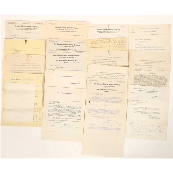 Tonopah Mining Correspondence/Ephemera Group [190920]