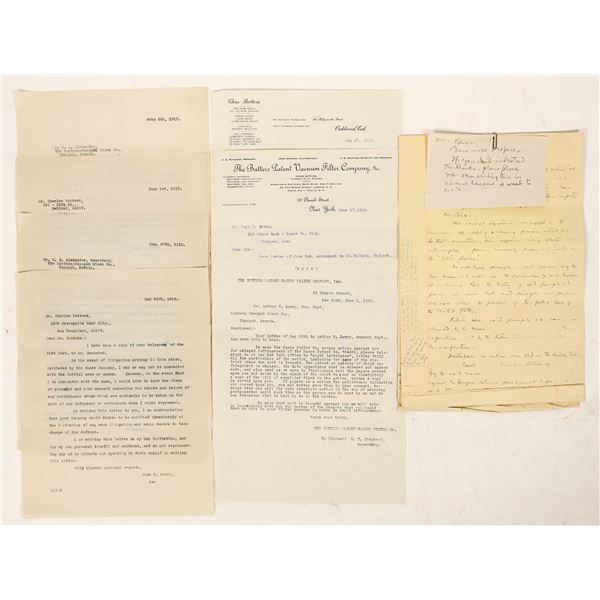 Butter's Mill Mining Correspondence, 1913 [190752]