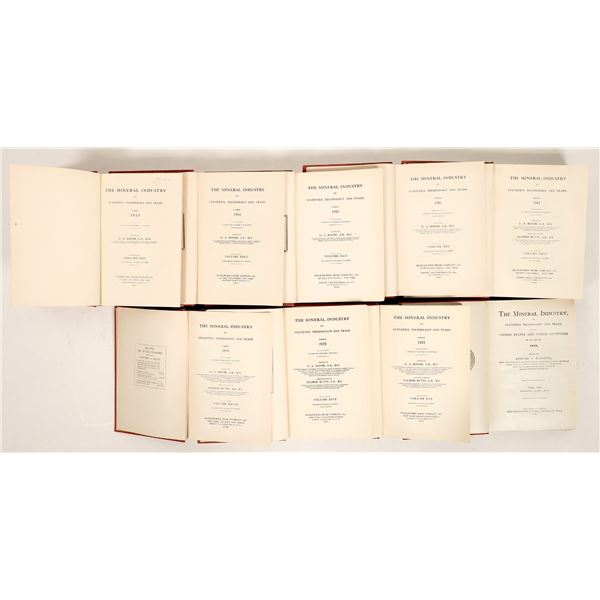 G.A. Roush "The Mineral Industry" series, 1898-1921 [191442]