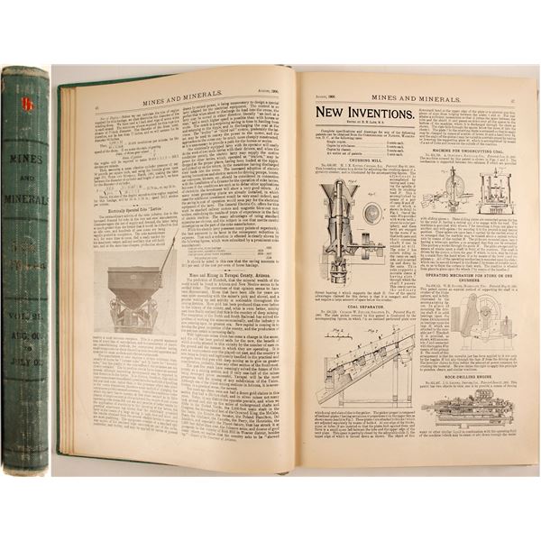 Book - Mines and Minerals, Vol. XXI, c1901 [81172]