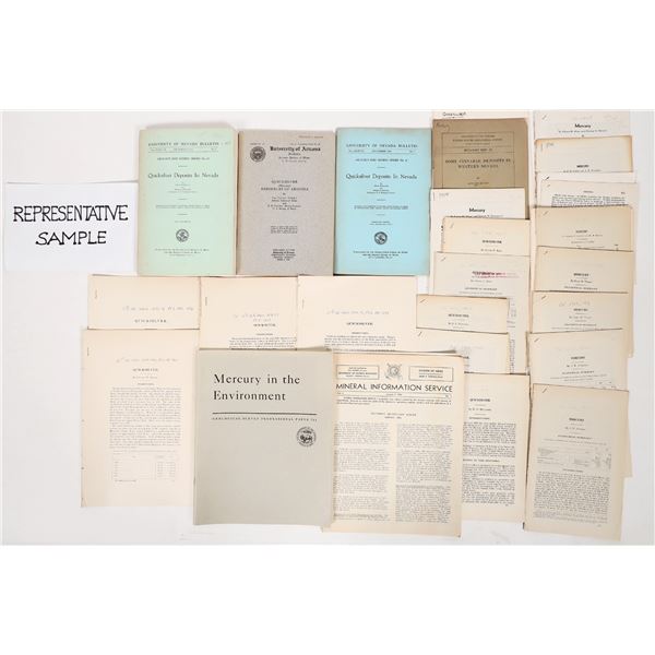 Mercury Mining Books/Ephemera Group [191659]