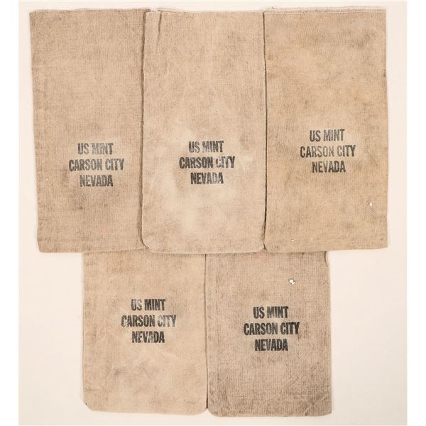 U.S. Mint Carson City, Nevada, Money Bags, c1960s (5) [191414]