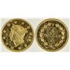 Image 1 : 1852-54 California Fractional Gold 25c BG-222 [192679]