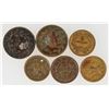 Image 2 : $1 Gold Size Counter Group (6) [192667]