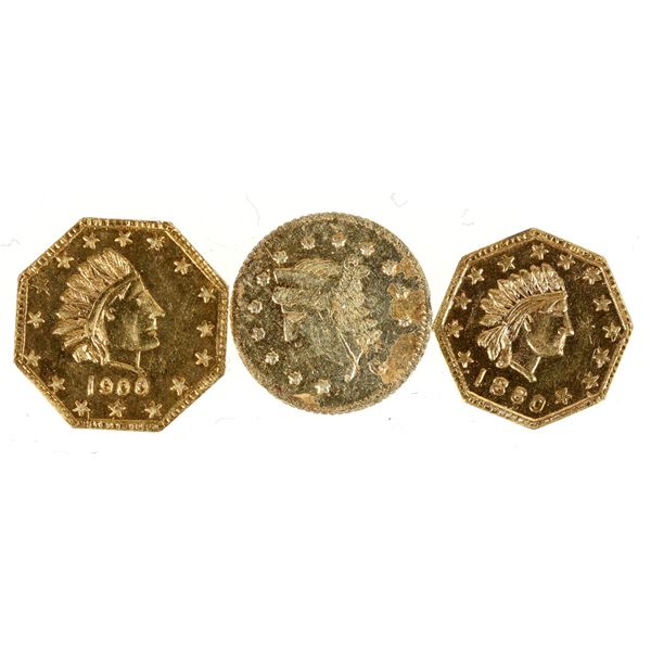 Three Gold Tokens  [193049]