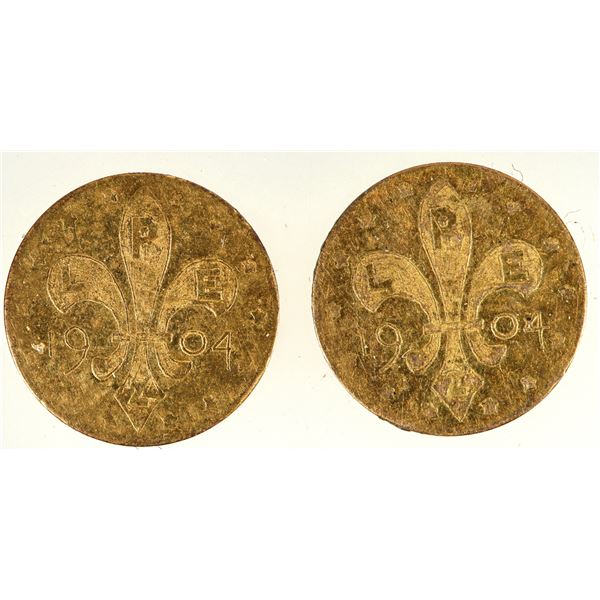 Louisiana 1904 Exposition 1/2 Gold Coins (2) [192676]