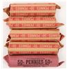 Image 1 : Wheatback Cents: A Roll for each Decade (5 rolls) [190885]
