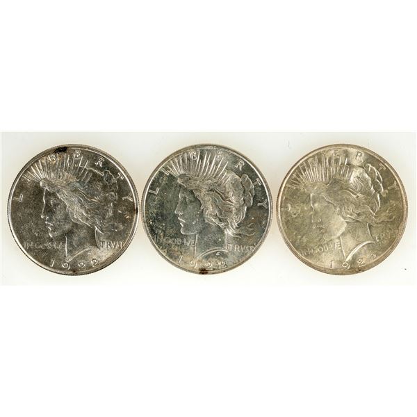 Peace Dollars (3) [193035]