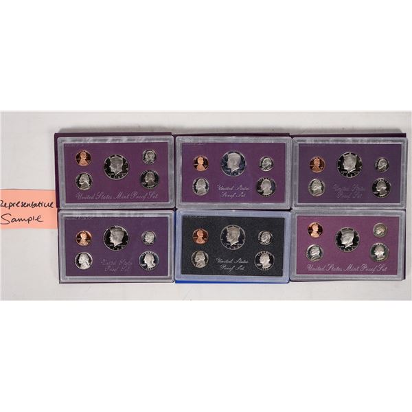 1980s Proof Sets (40) [193292]