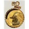 Image 1 : Gold South Africa Natura Sable Coin with Bezel [193031]