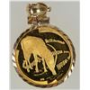 Image 2 : Gold South Africa Natura Sable Coin with Bezel [193031]
