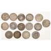 Image 1 : German One Mark Silver Coins (15) [191115]