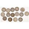 Image 2 : German One Mark Silver Coins (15) [191115]