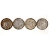 Image 1 : German Silver Five Mark Coins  1901-06 (4) [191000]